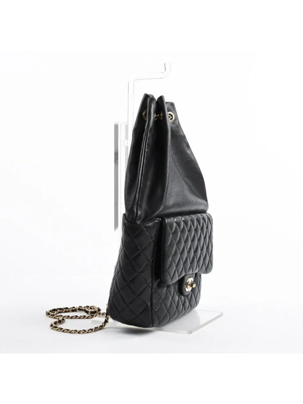 Chanel Backpack Drawstring Black - Picture 2 of 10